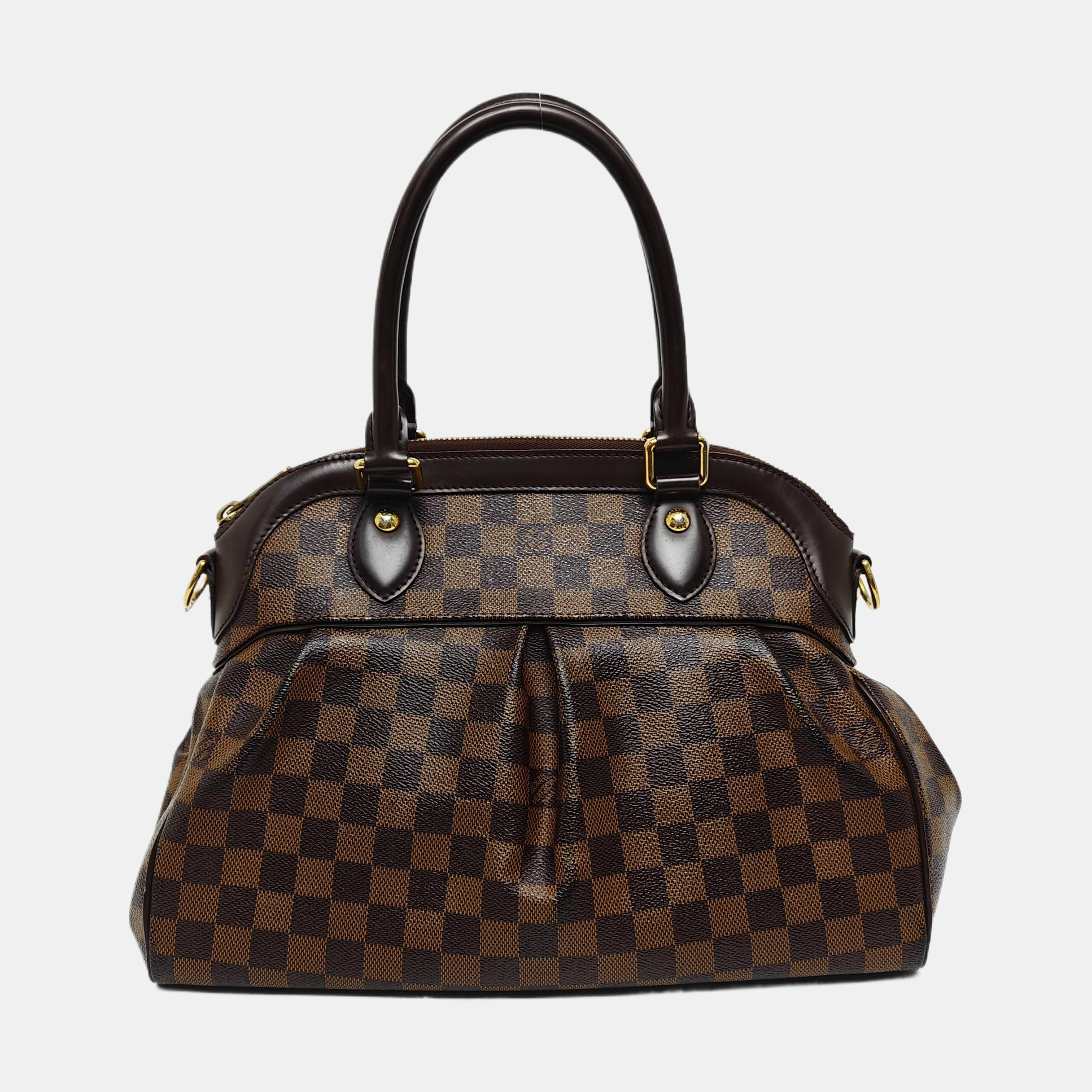 TREVI PM Damier Ebene Coated Canvas Brown
