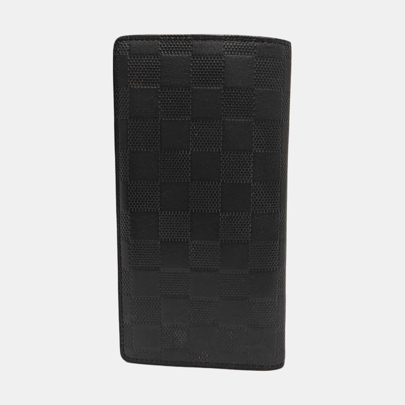 BRAZZA Damier Graphite Calfskin Black Wallet
