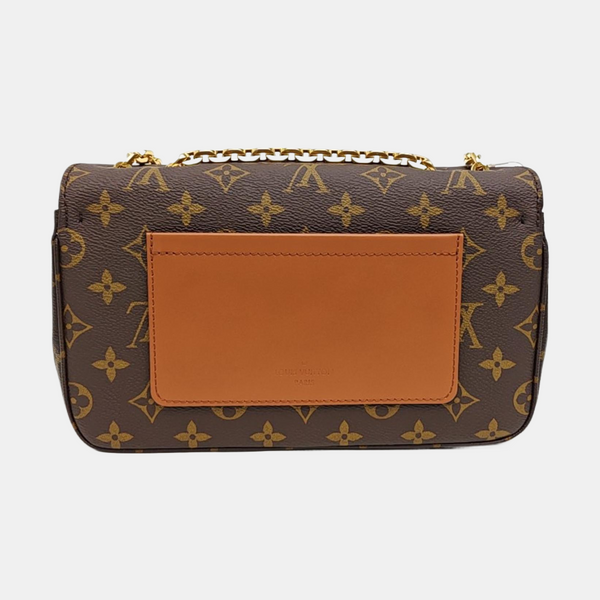 MARCEAU Monogram Coated Canvas Brown