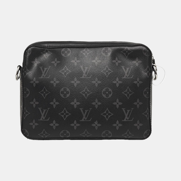 TRIO Monogram Coated Canvas Gray