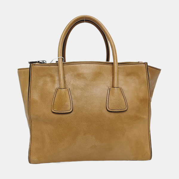 Calfskin Tote Bag Brown
