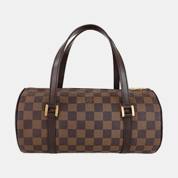 PAPILLON 26 Damier Ebene Coated Canvas Brown