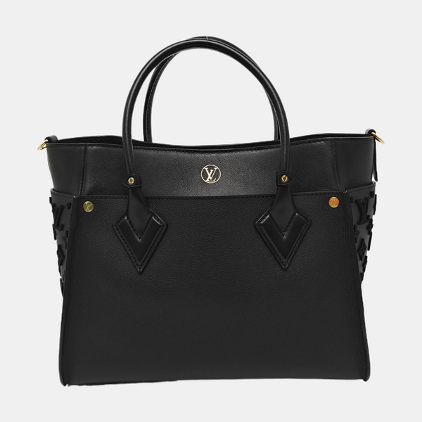 ON MY SIDE MM Monogram Calfskin Black