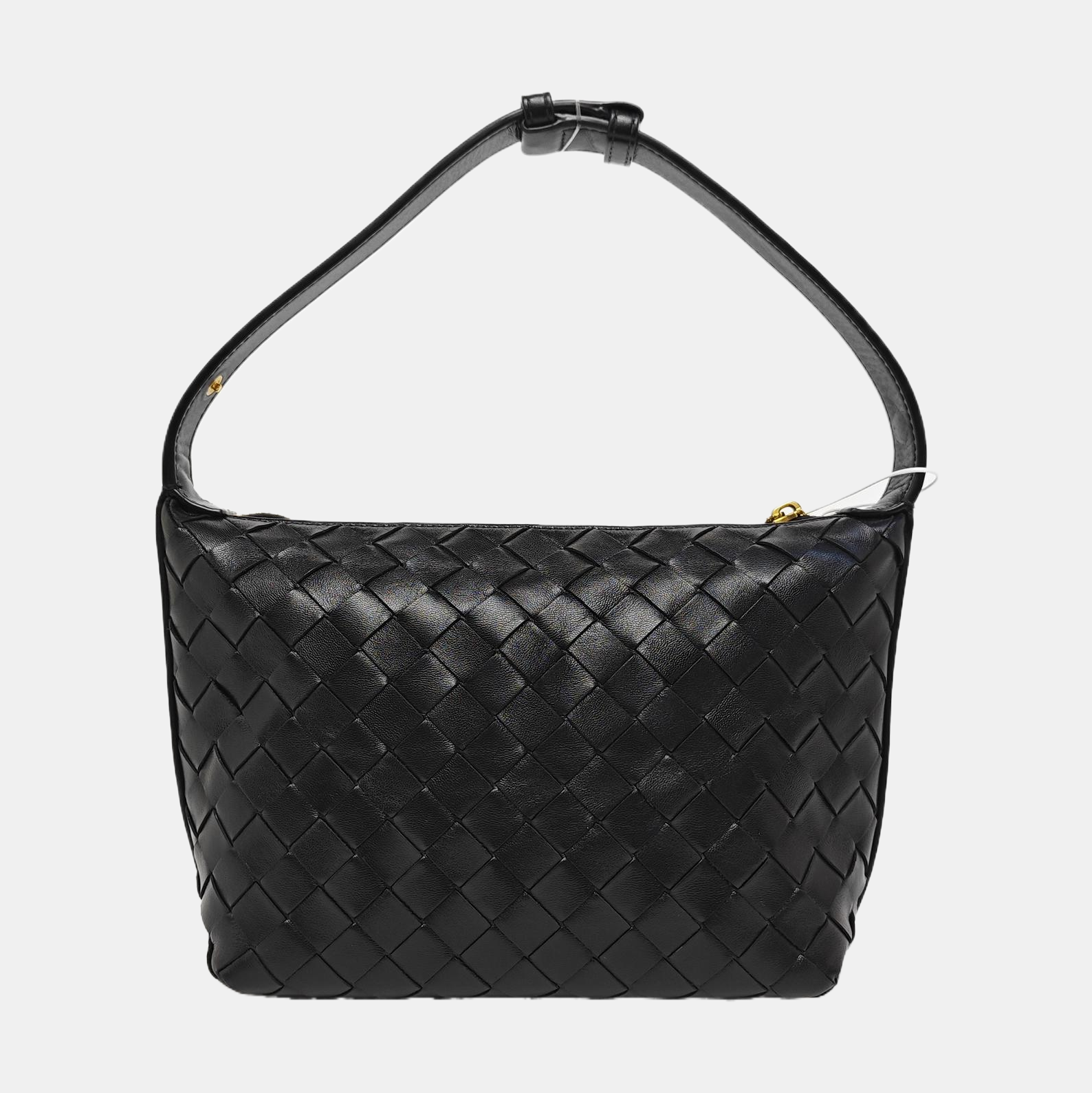 Lambskin Top Handle Bag Black