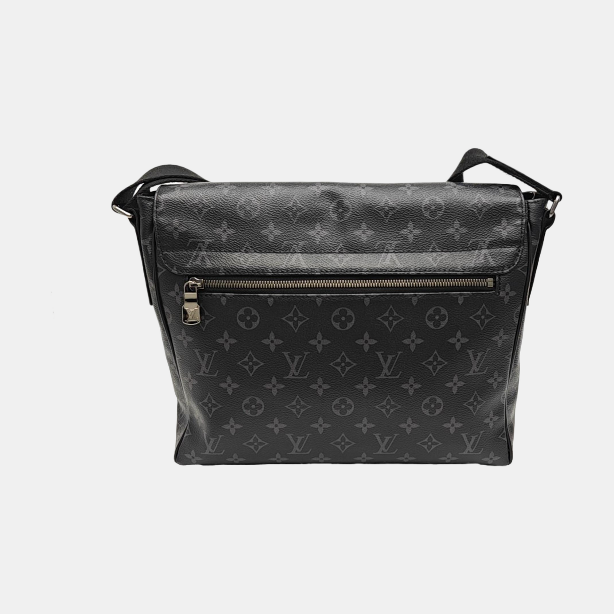 DISTRICT MM Monogram Coated Canvas Black