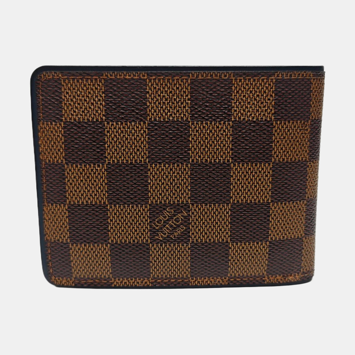 Damier Ebene Coated Canvas Wallet Brown