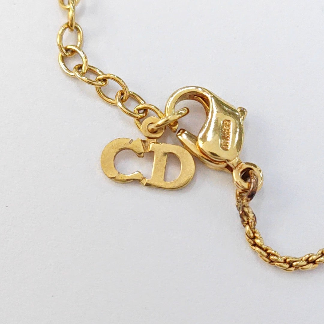 Twist Round Metal Gold Necklace