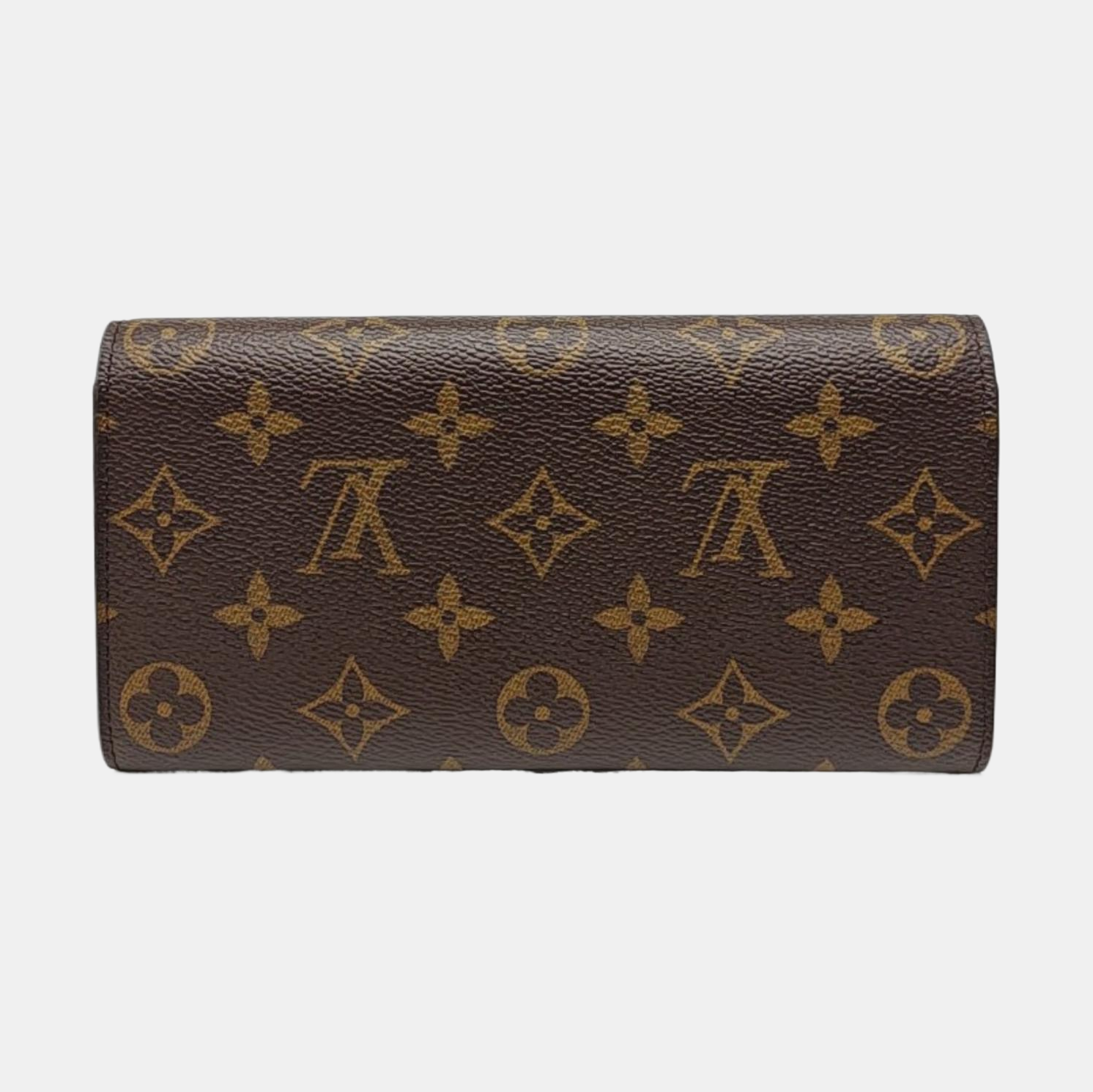EMILIE Monogram Coated Canvas Brown Wallet
