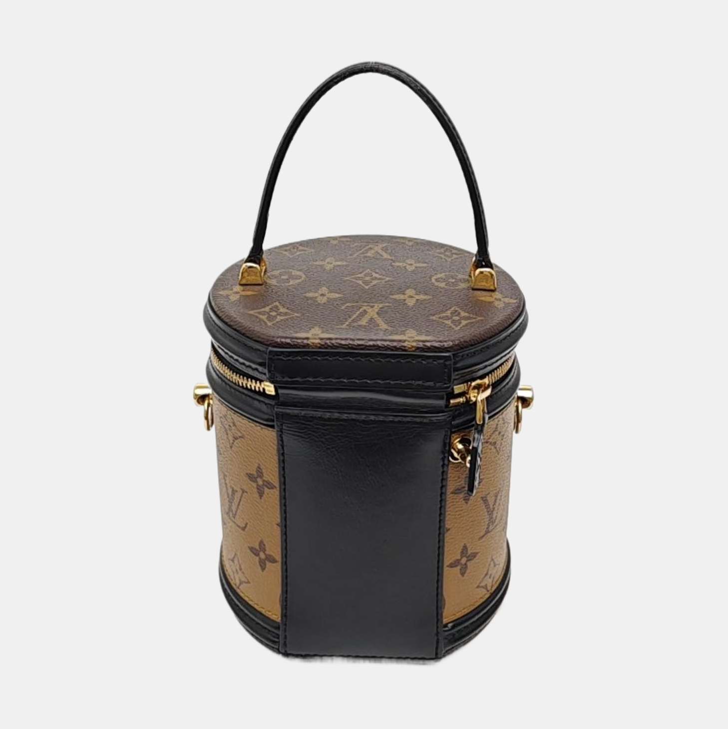 CANNES PM Monogram Coated Canvas Brown