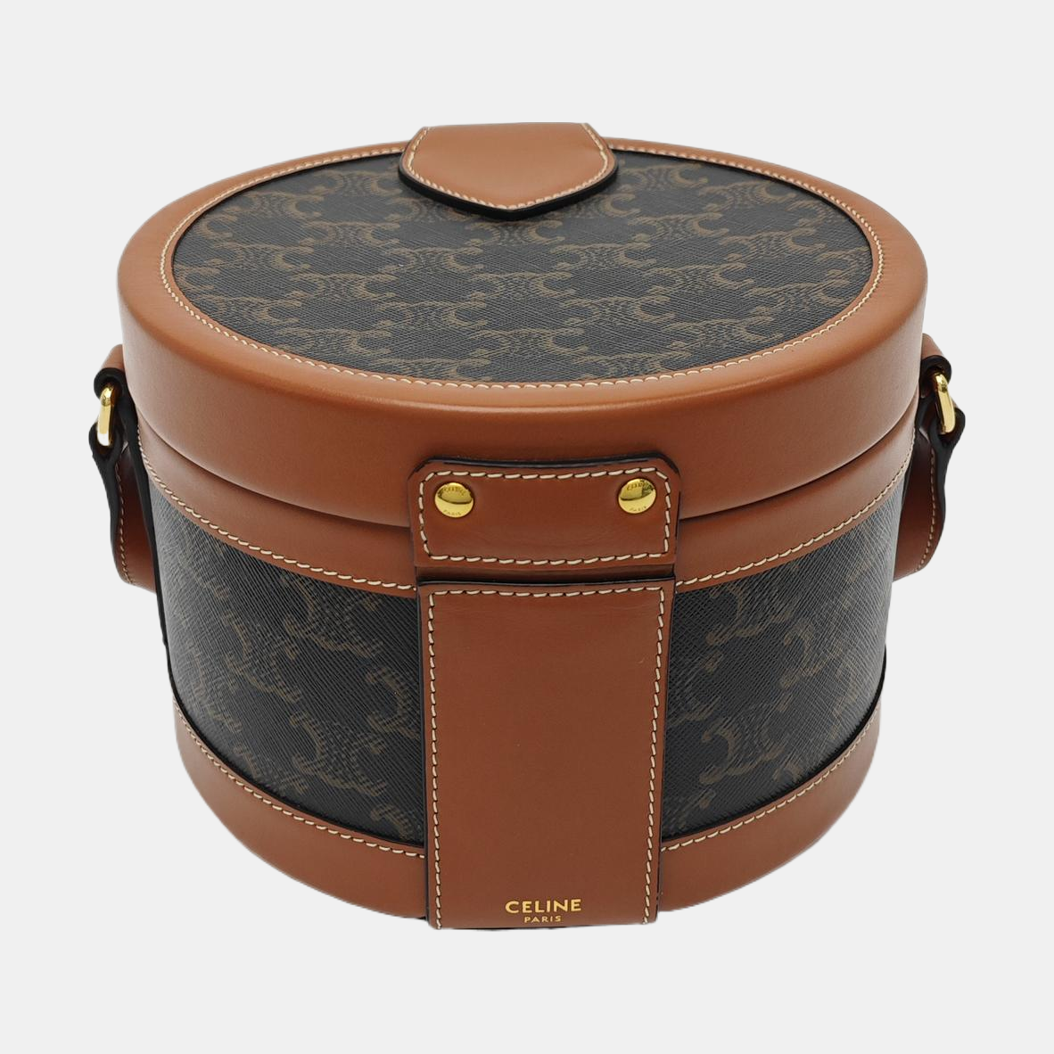 TRIOMPHE Medium Coated Canvas Brown