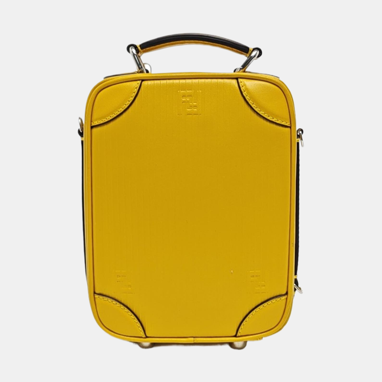 Calfskin Shoulder Bag Mini Yellow