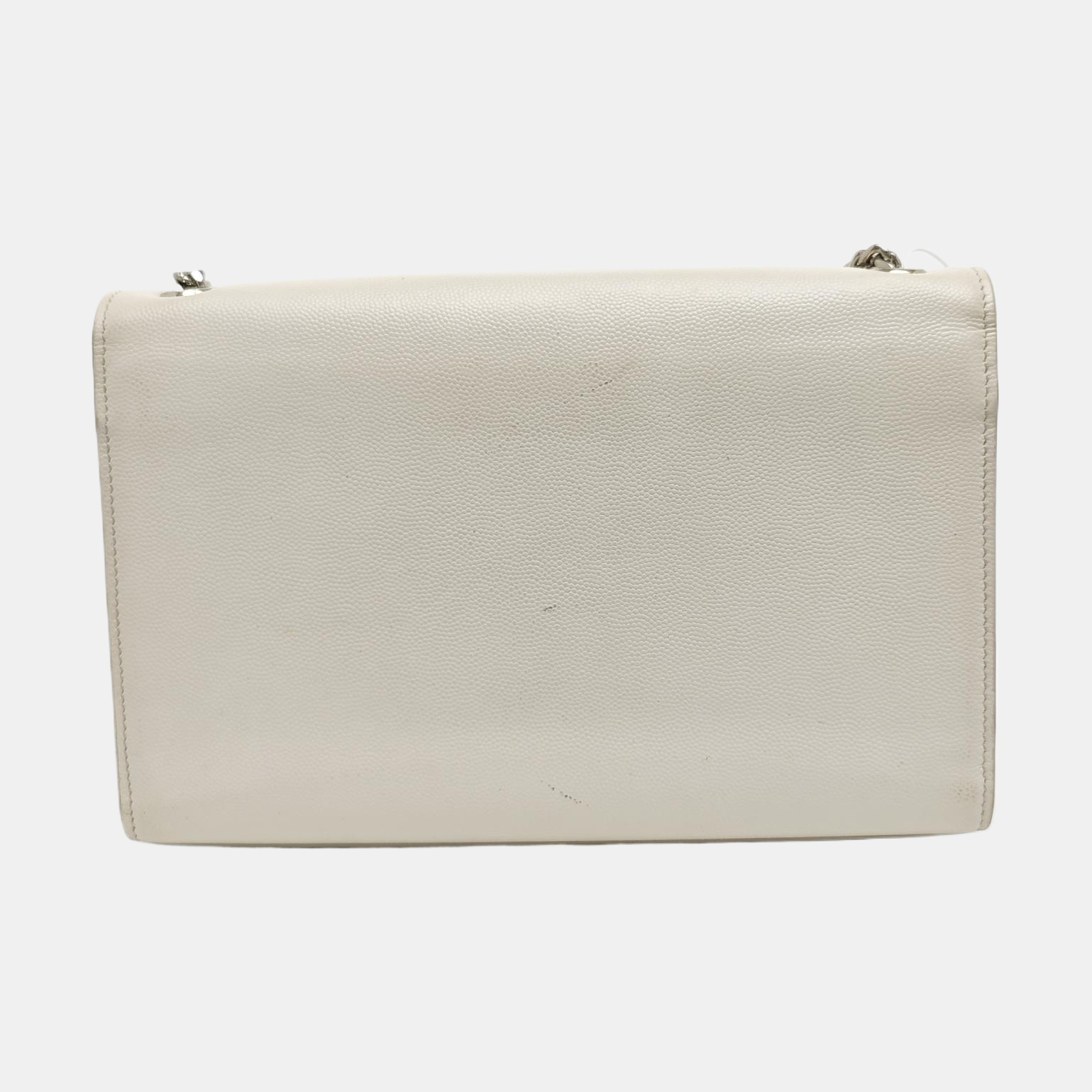 KATE Medium Calfskin White