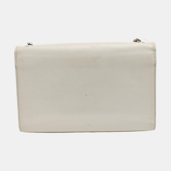 KATE Medium Calfskin White
