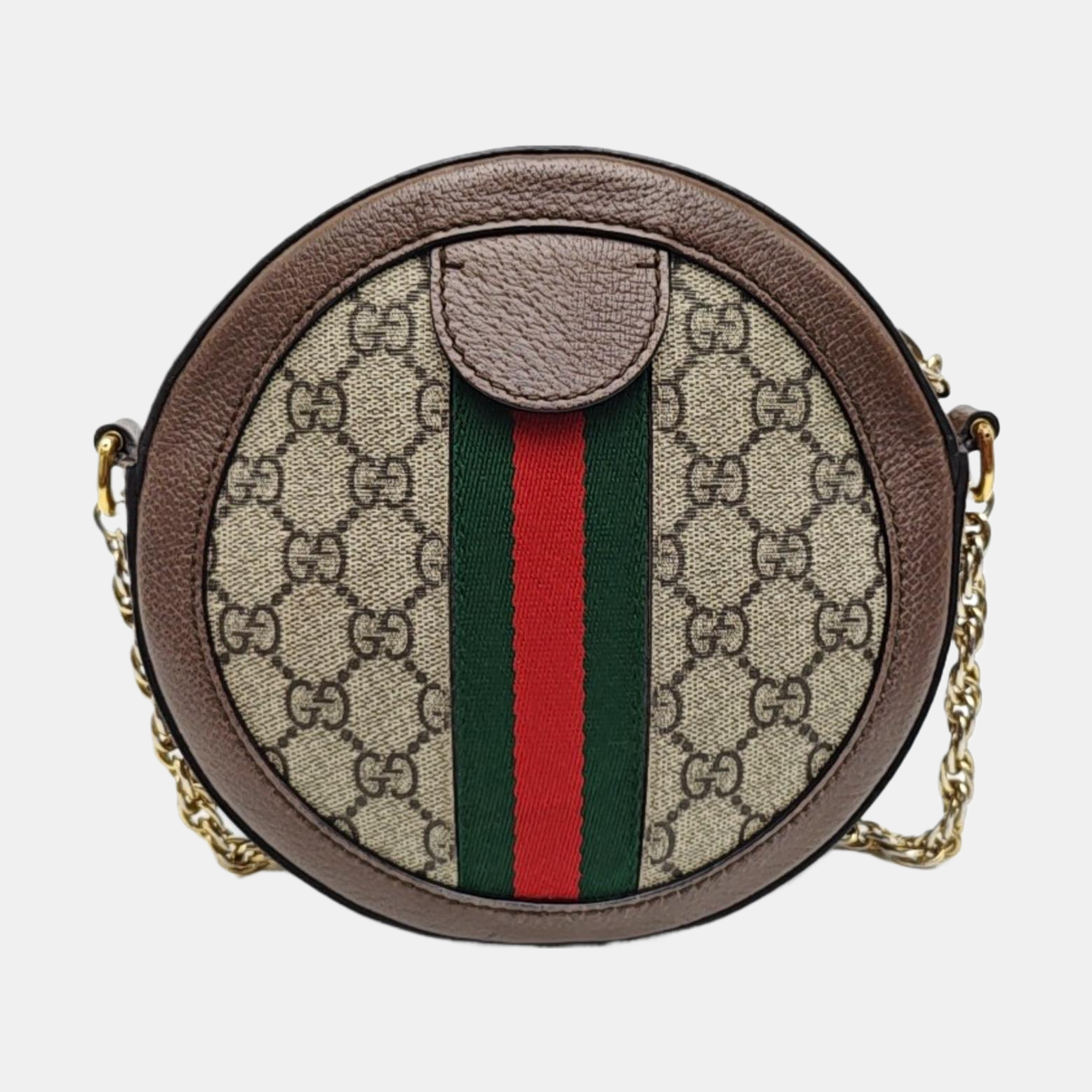 Ophidia Mini Monogram Coated Canvas Beige