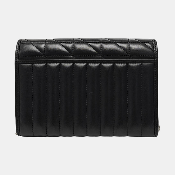 GG Marmont Mini Quilted Calfskin Black