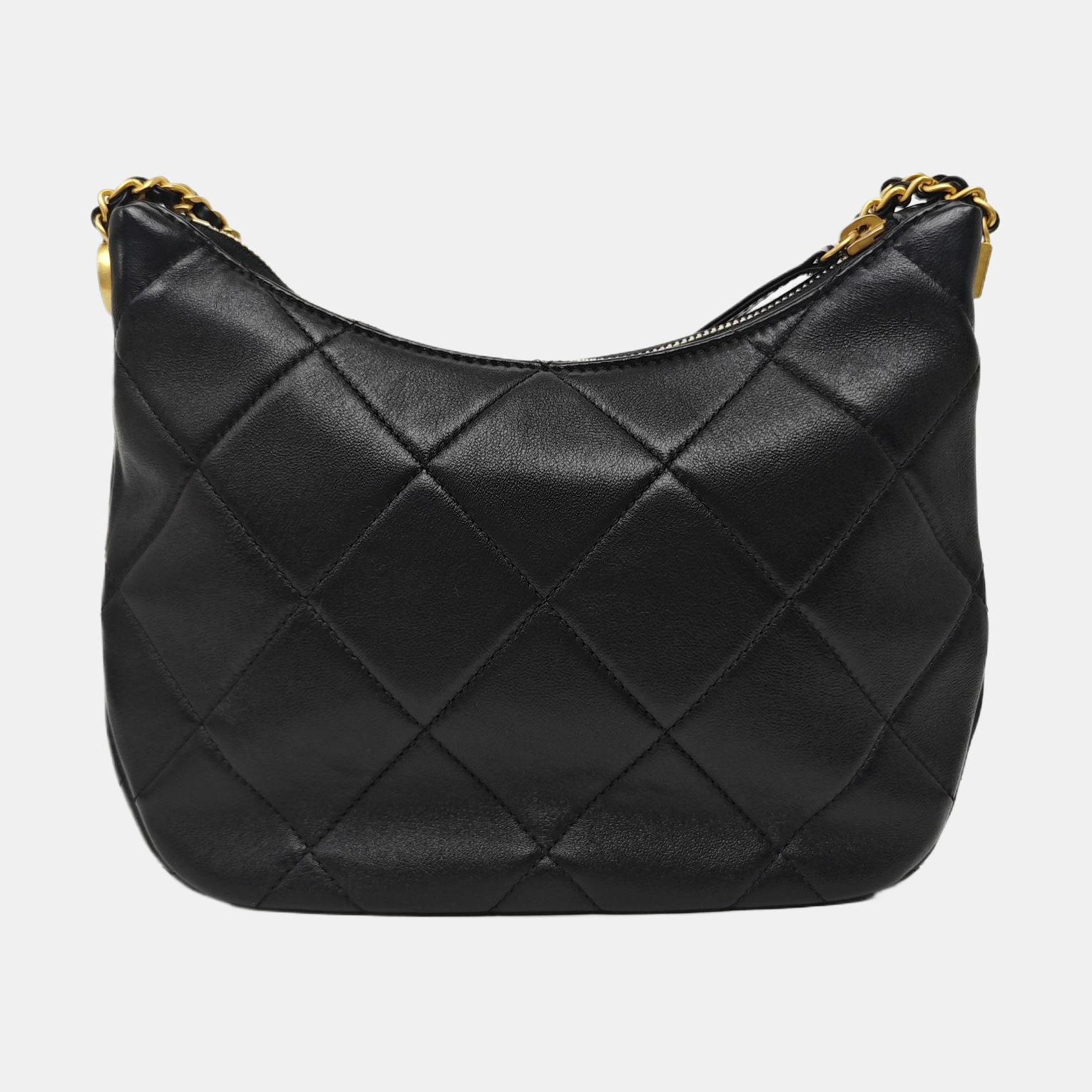 23K Quilted Lambskin Black