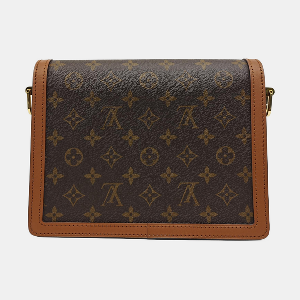 DAUPHINE MM Monogram Coated Canvas Brown