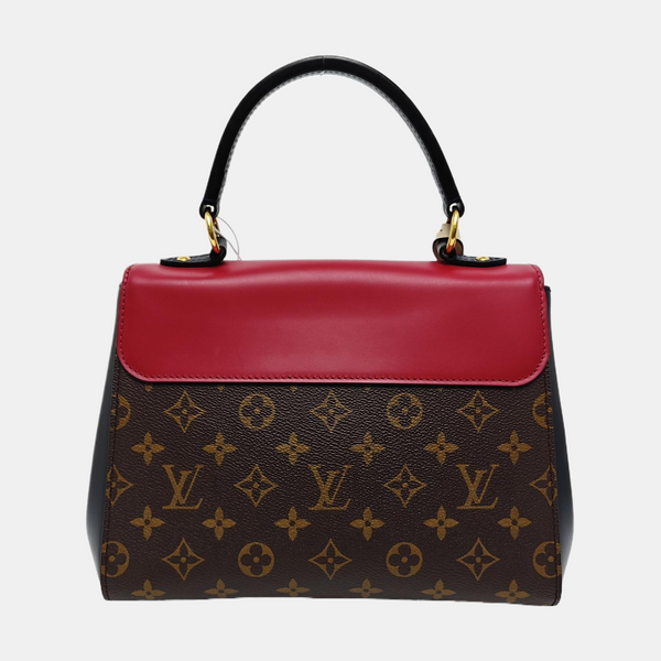 CLUNY BB Monogram Coated Canvas Brown