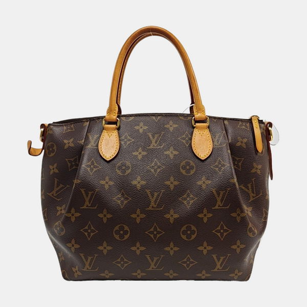 TURENNE Monogram Coated Canvas Brown