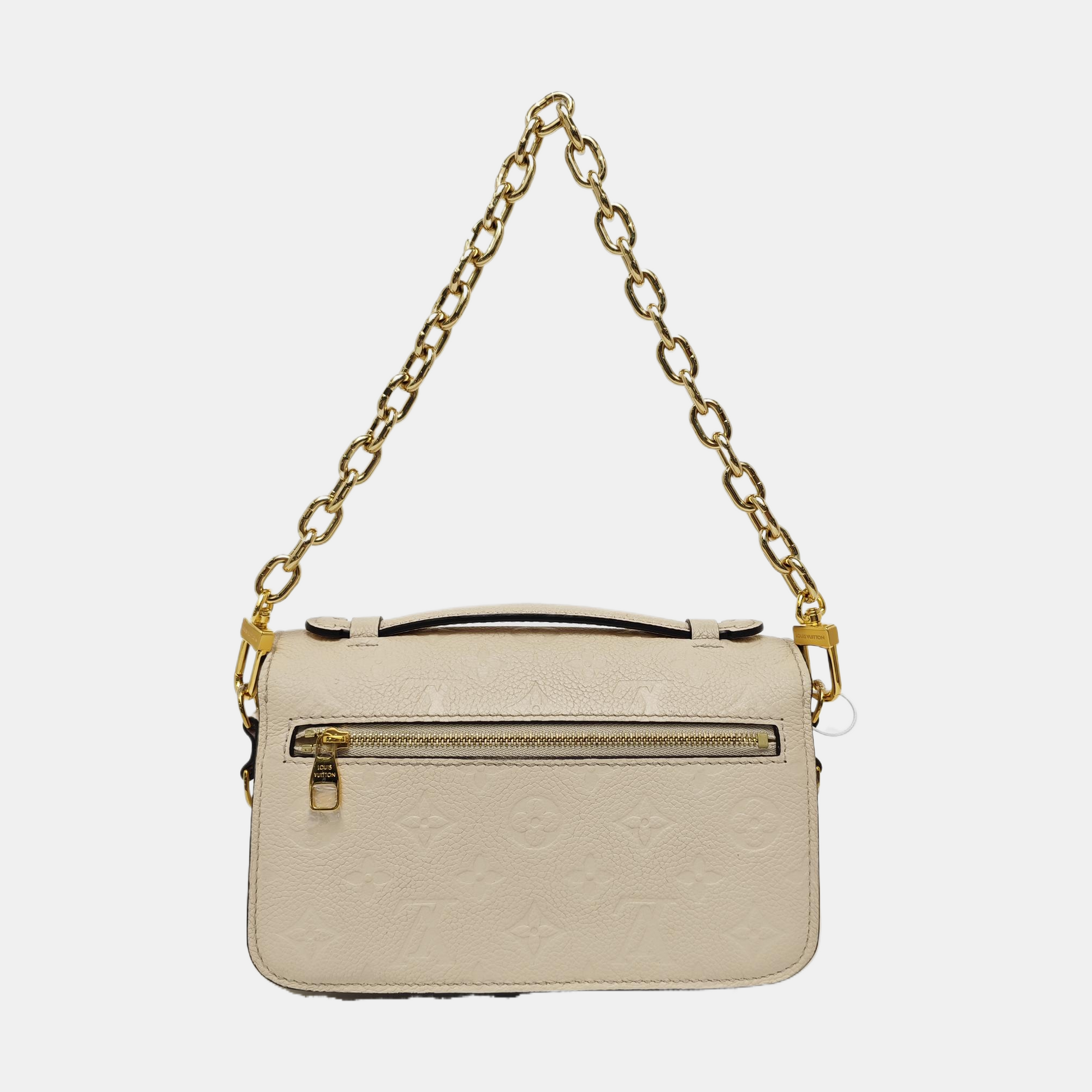 MÉTIS EAST WEST Monogram Calfskin Beige