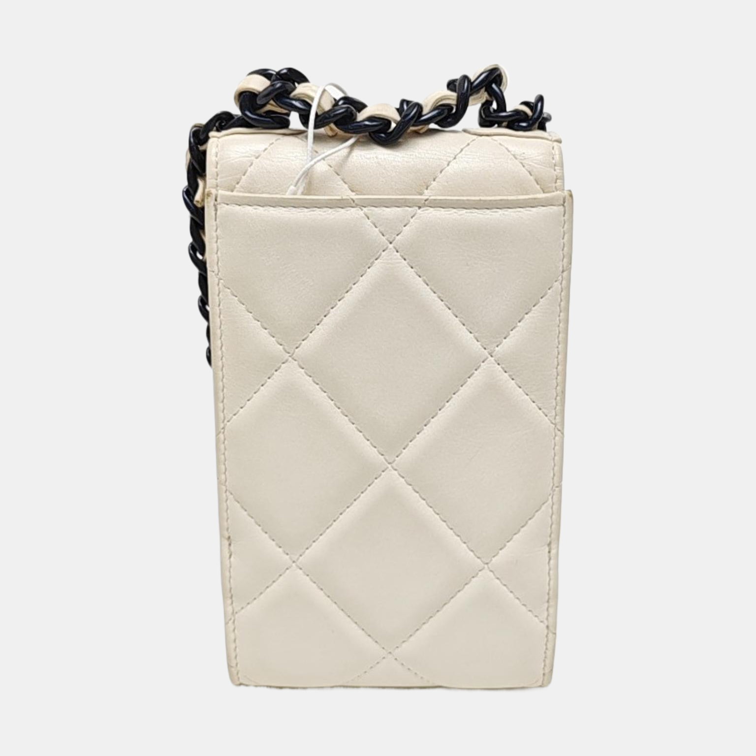 CHANEL 19 Quilted Calfskin White