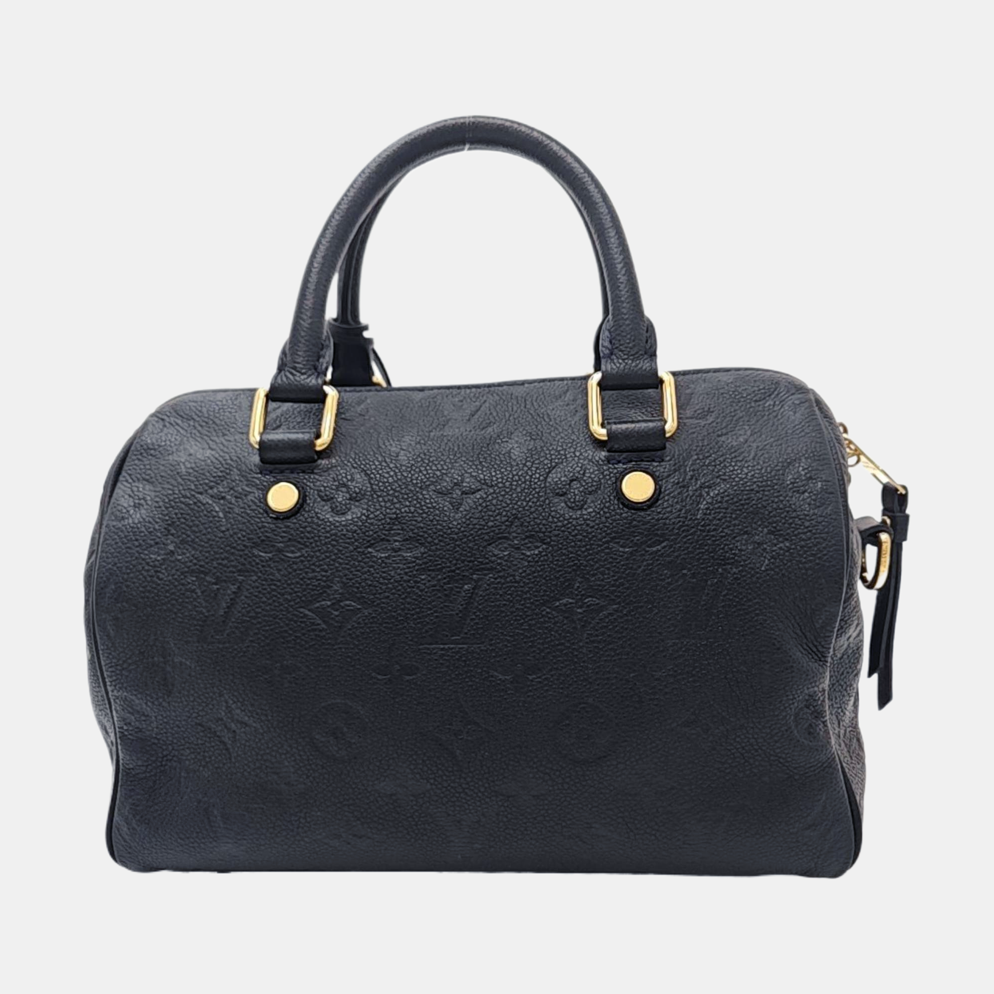 SPEEDY 25 Monogram Calfskin Black
