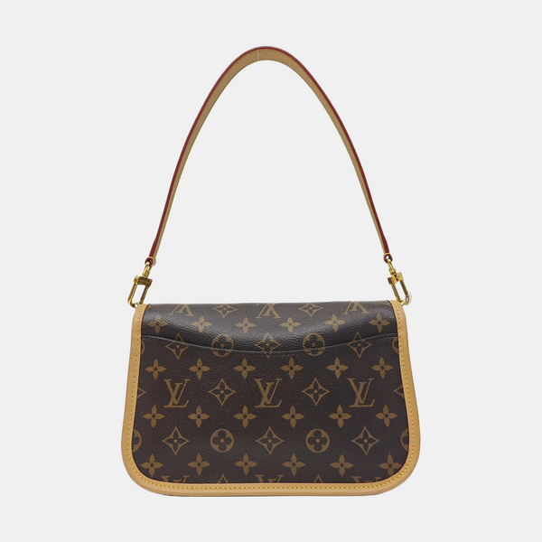 DIANE Monogram Coated Canvas Brown