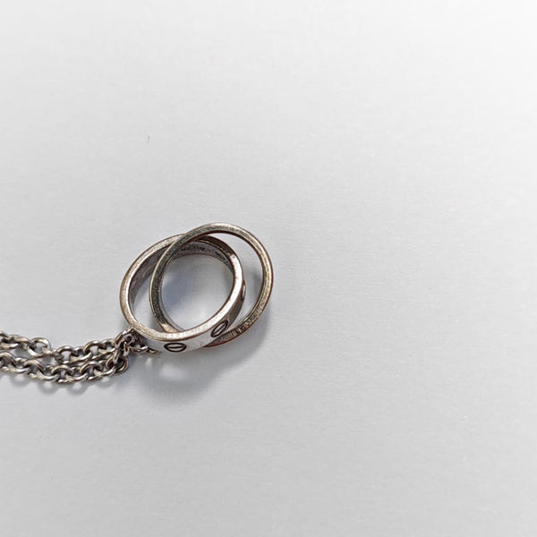 LOVE 18k White Gold Silver Bracelet