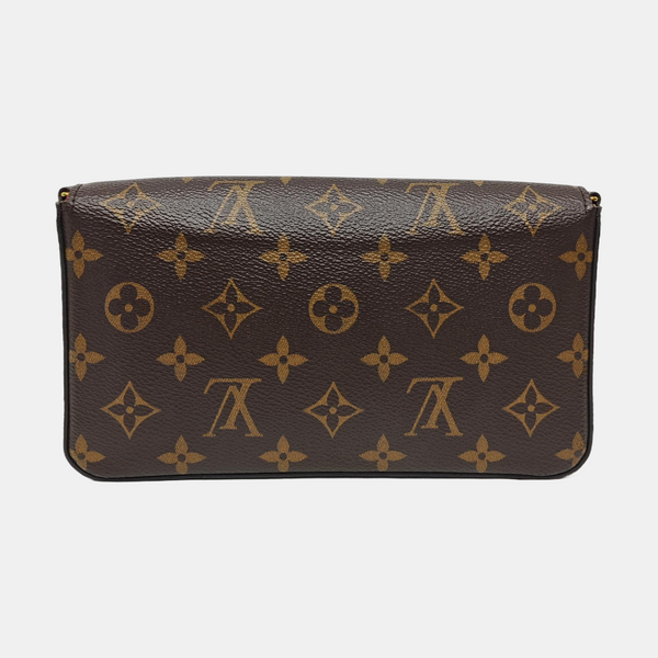 FÉLICIE Monogram Coated Canvas Brown