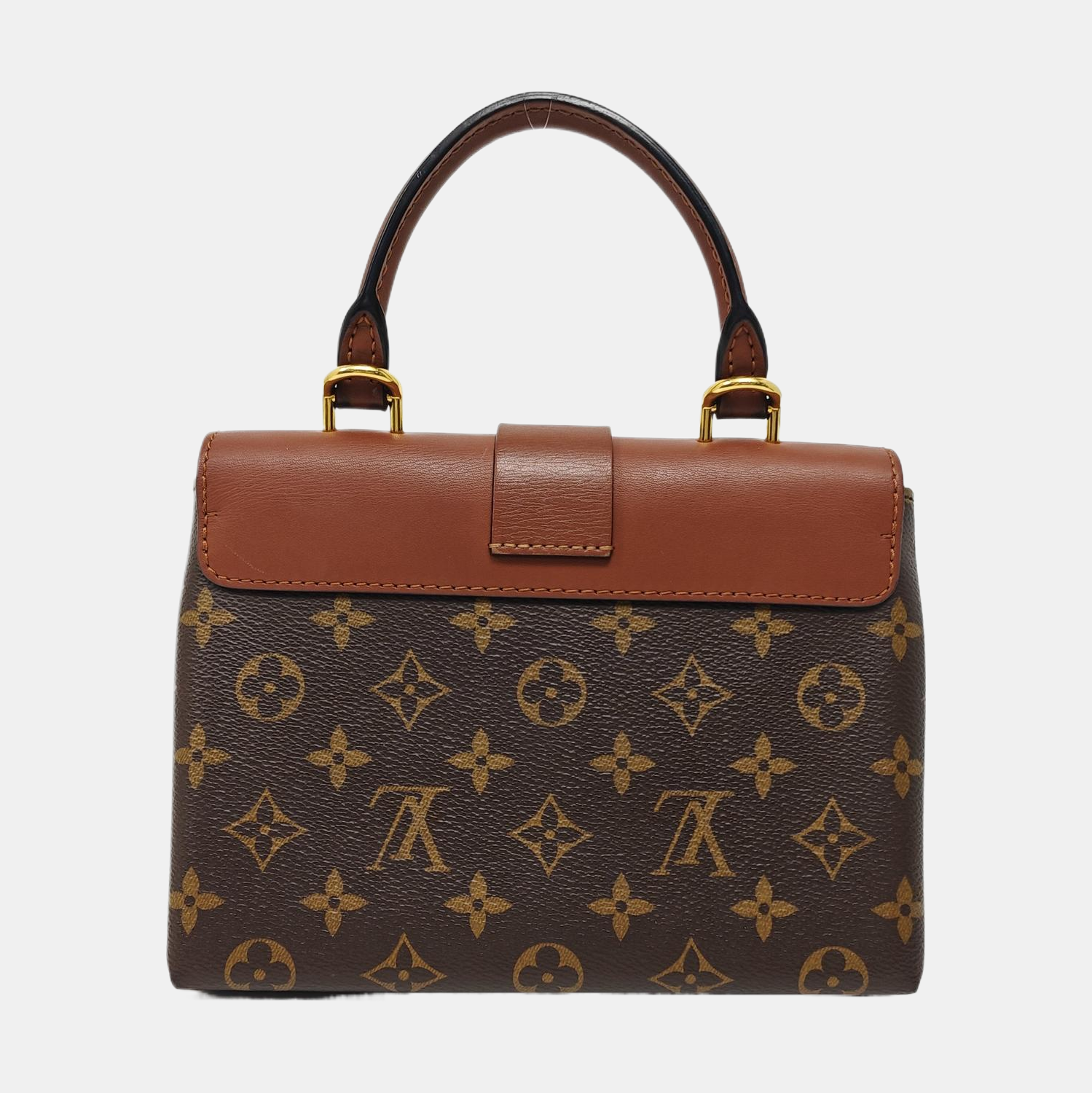 LOCKY BB Monogram Coated Canvas Brown