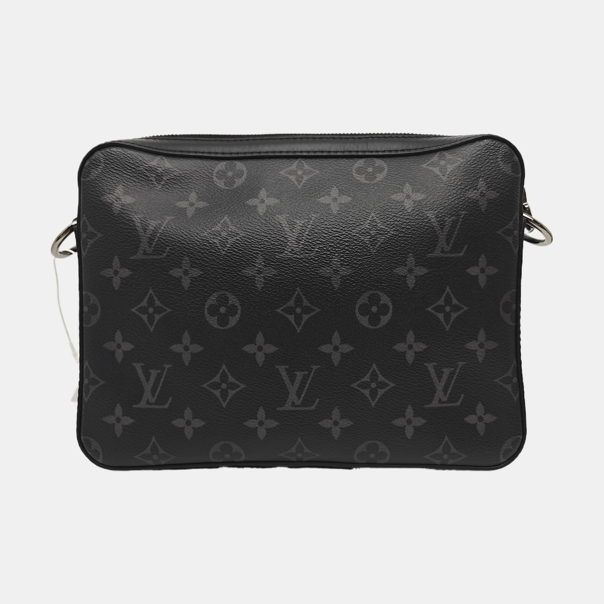 TRIO Monogram Coated Canvas Gray
