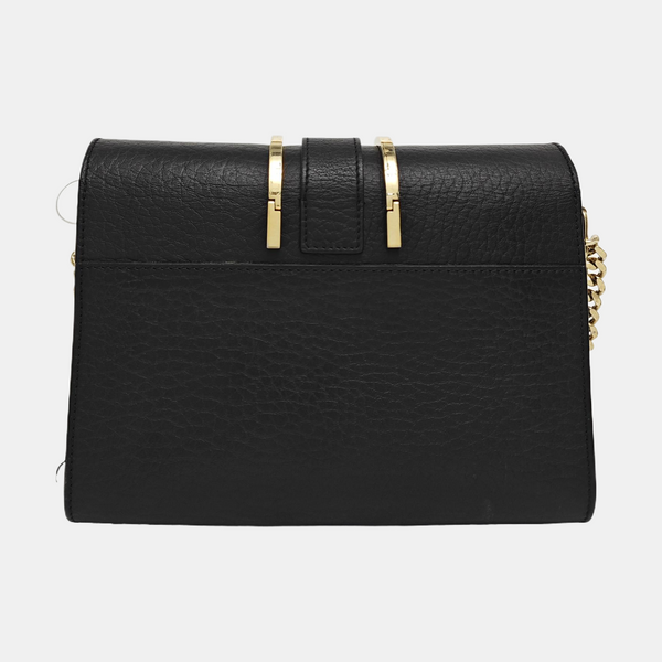 Calfskin Crossbody Bag Black