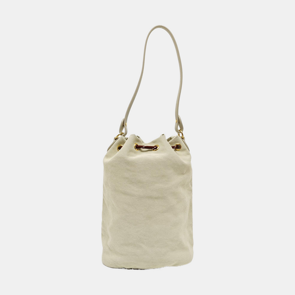 Fabric Bucket Bag Green