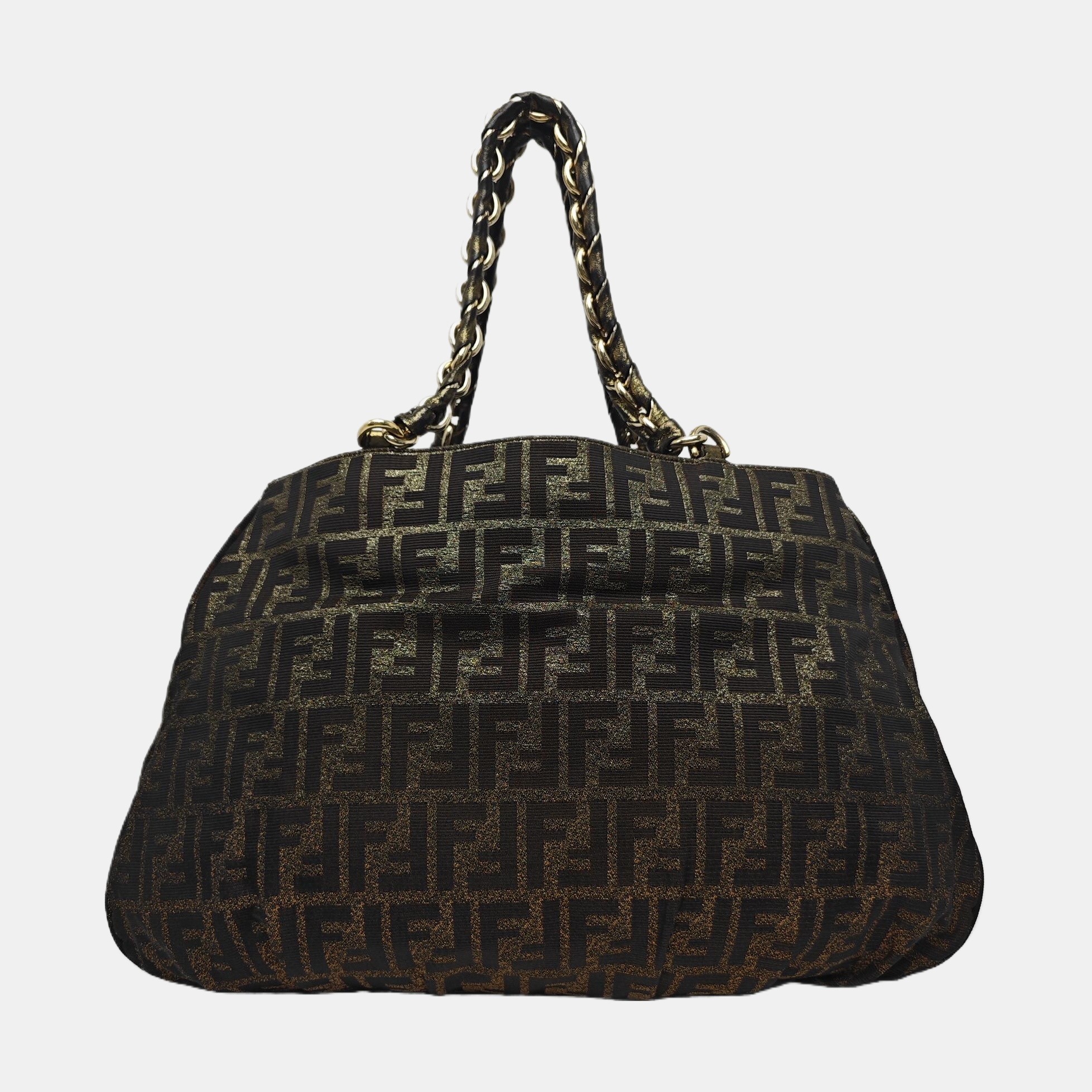 Coated Canvas Top Handle Bag Multicolor