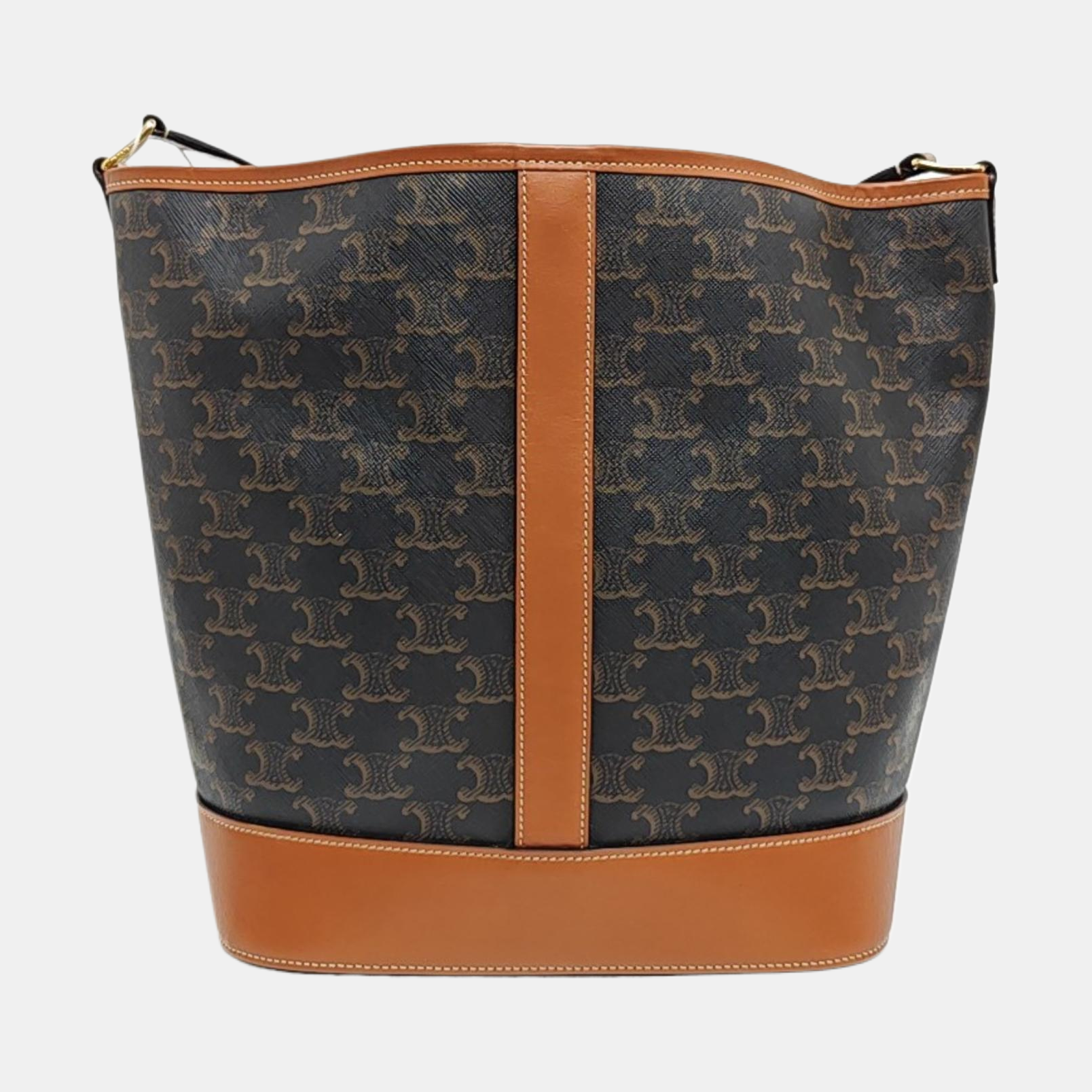 TRIOMPHE CANVAS Medium Coated Canvas Brown