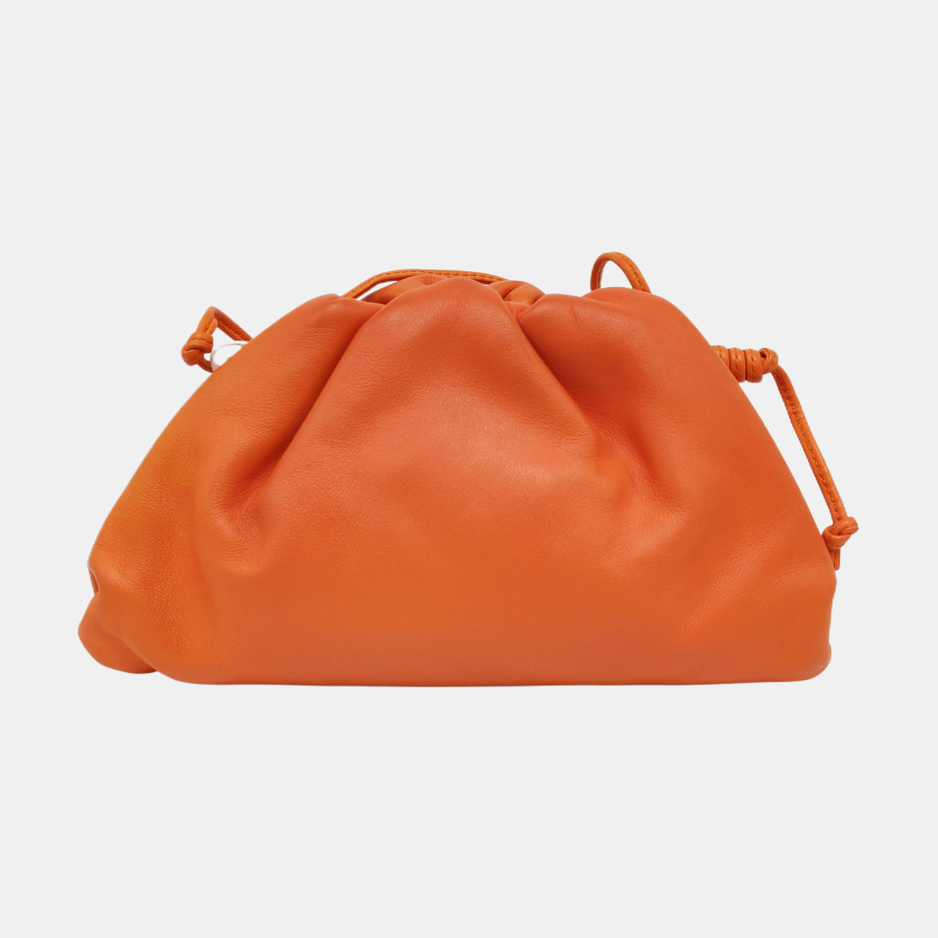 Authenticated pre-owned  The Pouch Mini Calfskin Orange - Crossbody Bag at Looply