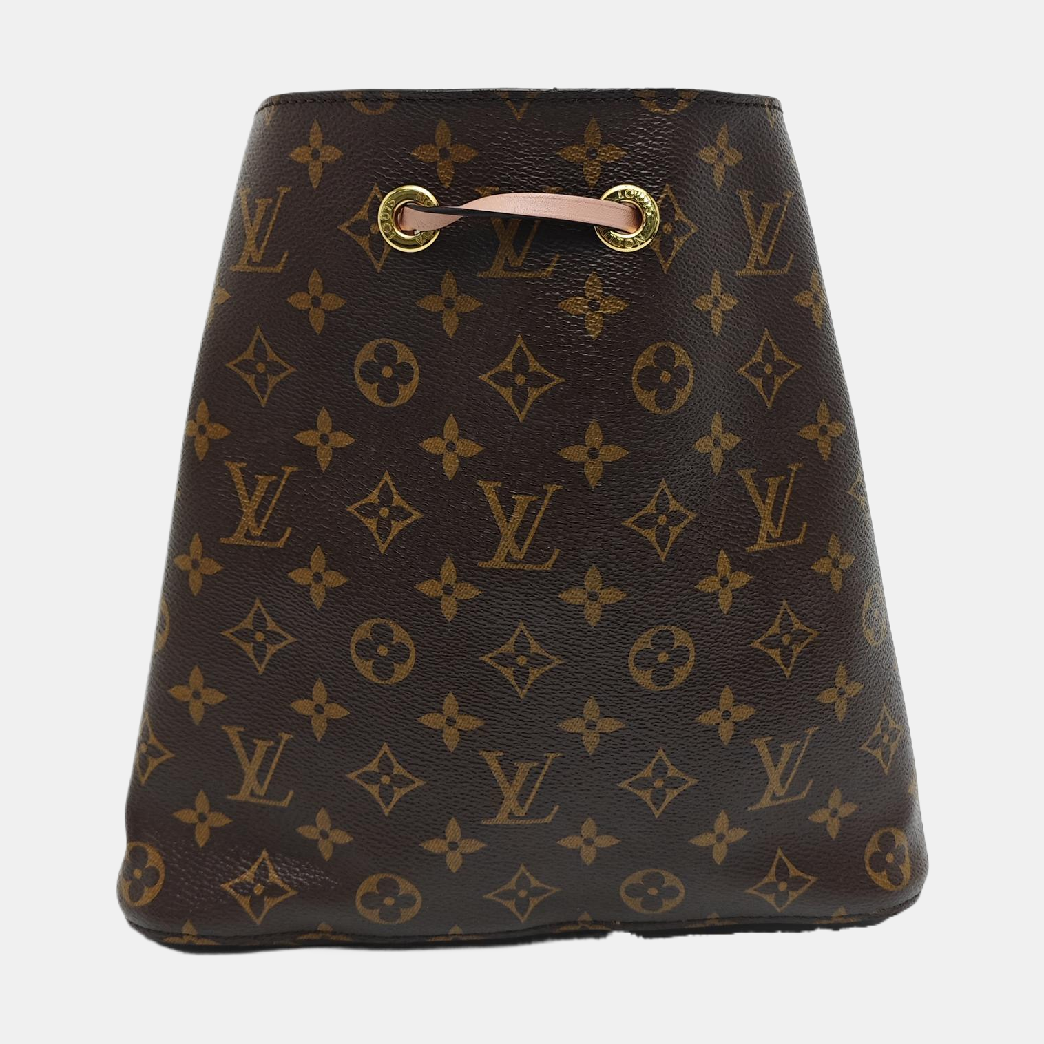 NÉONOÉ MM Monogram Coated Canvas Brown