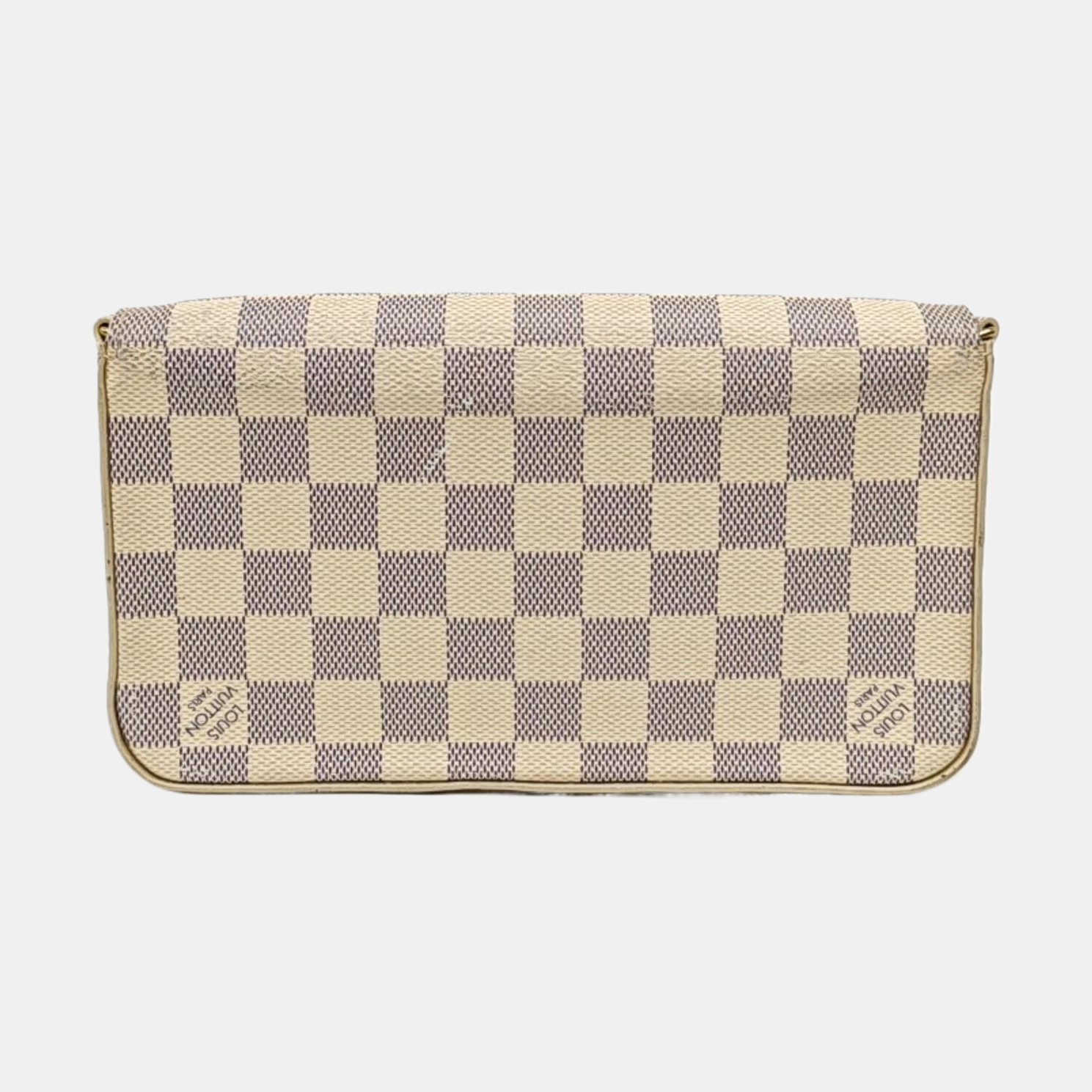 FÉLICIE Damier Azur Coated Canvas White