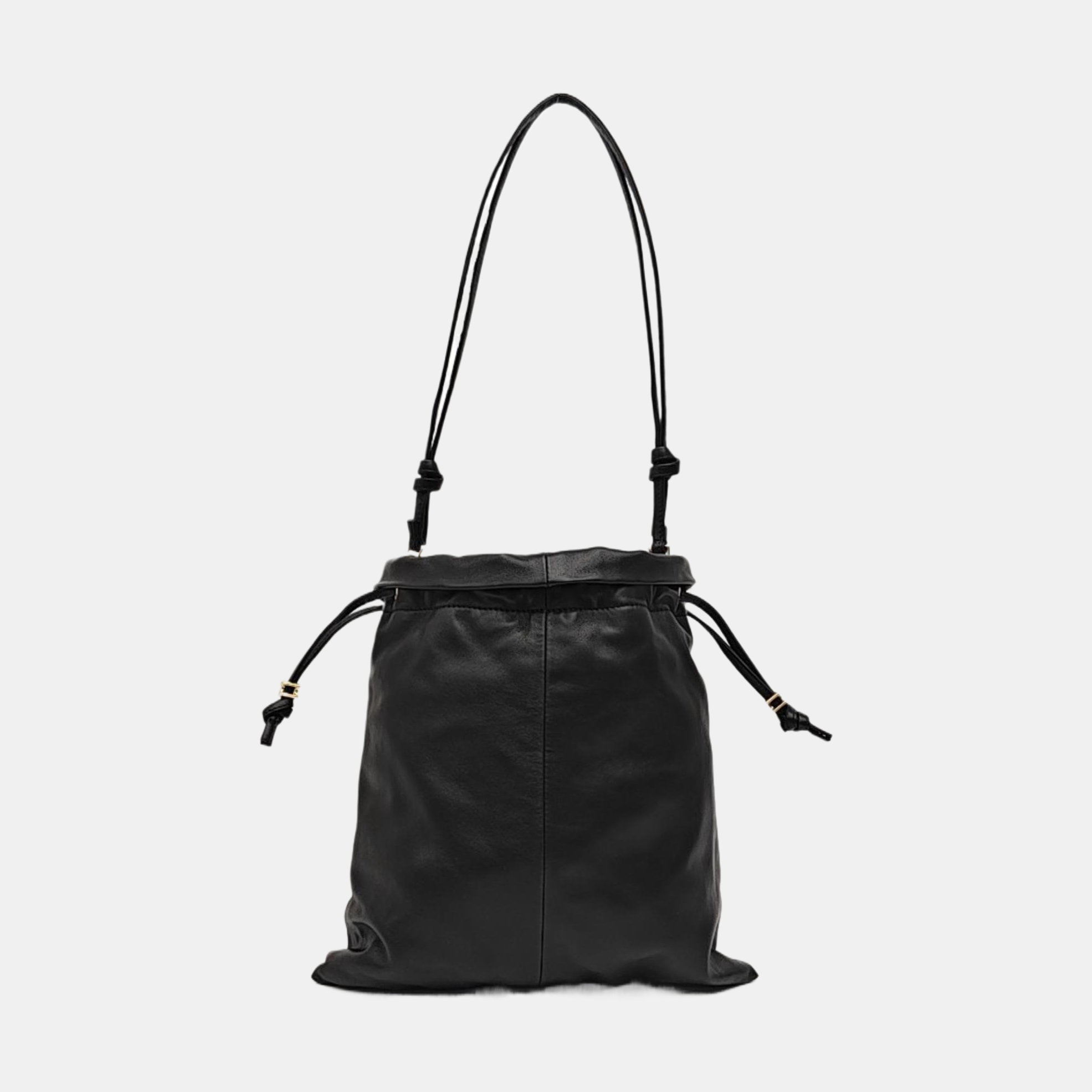 CRYSTAL POUCH Lambskin Black