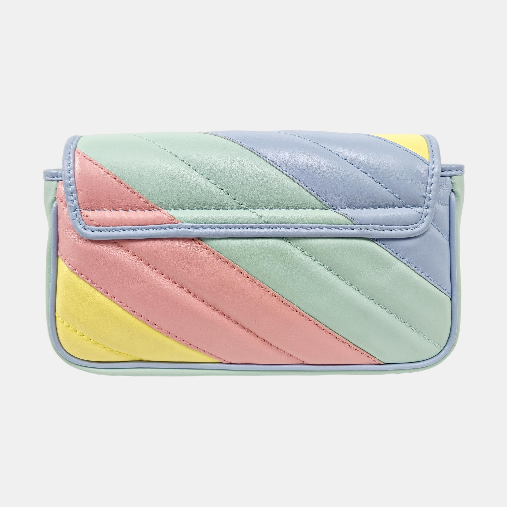 GG Marmont Mini Quilted Calfskin Multicolor