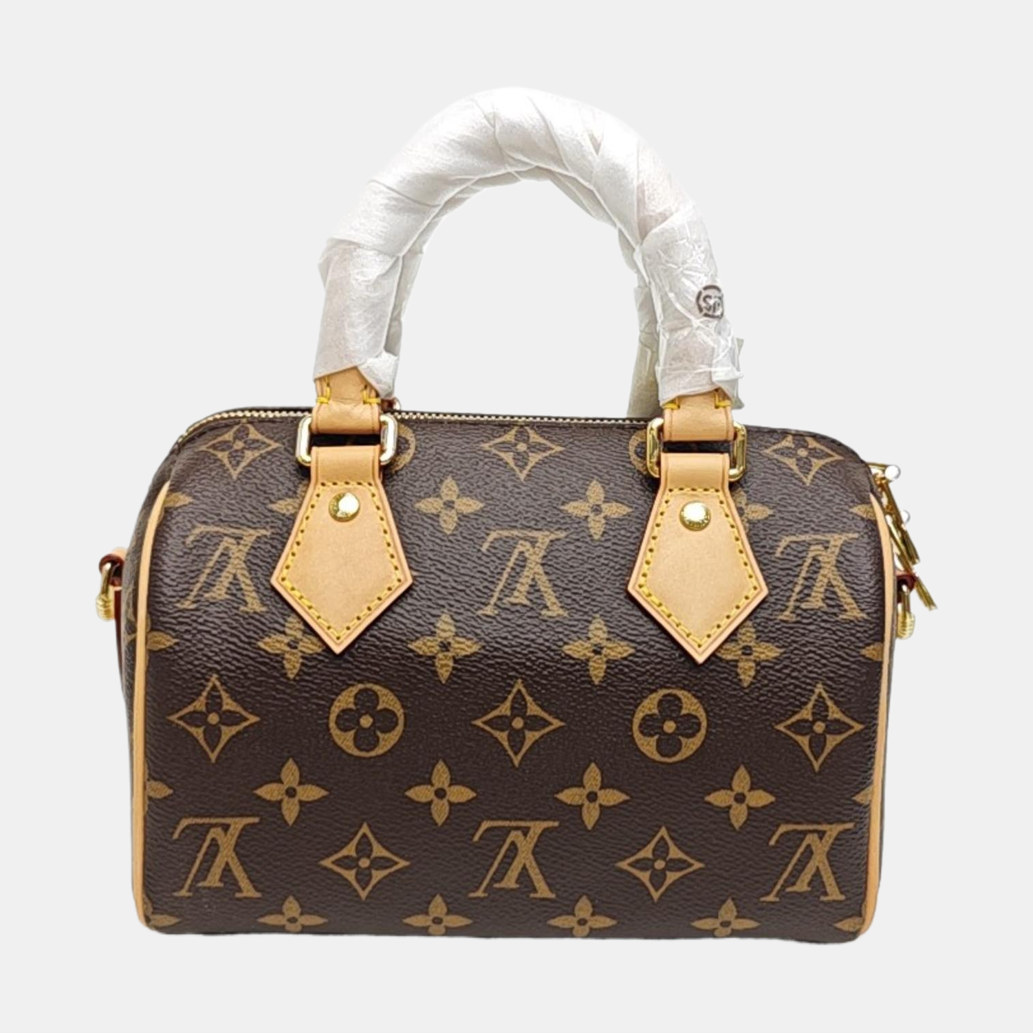 SPEEDY 20 Monogram Coated Canvas Brown