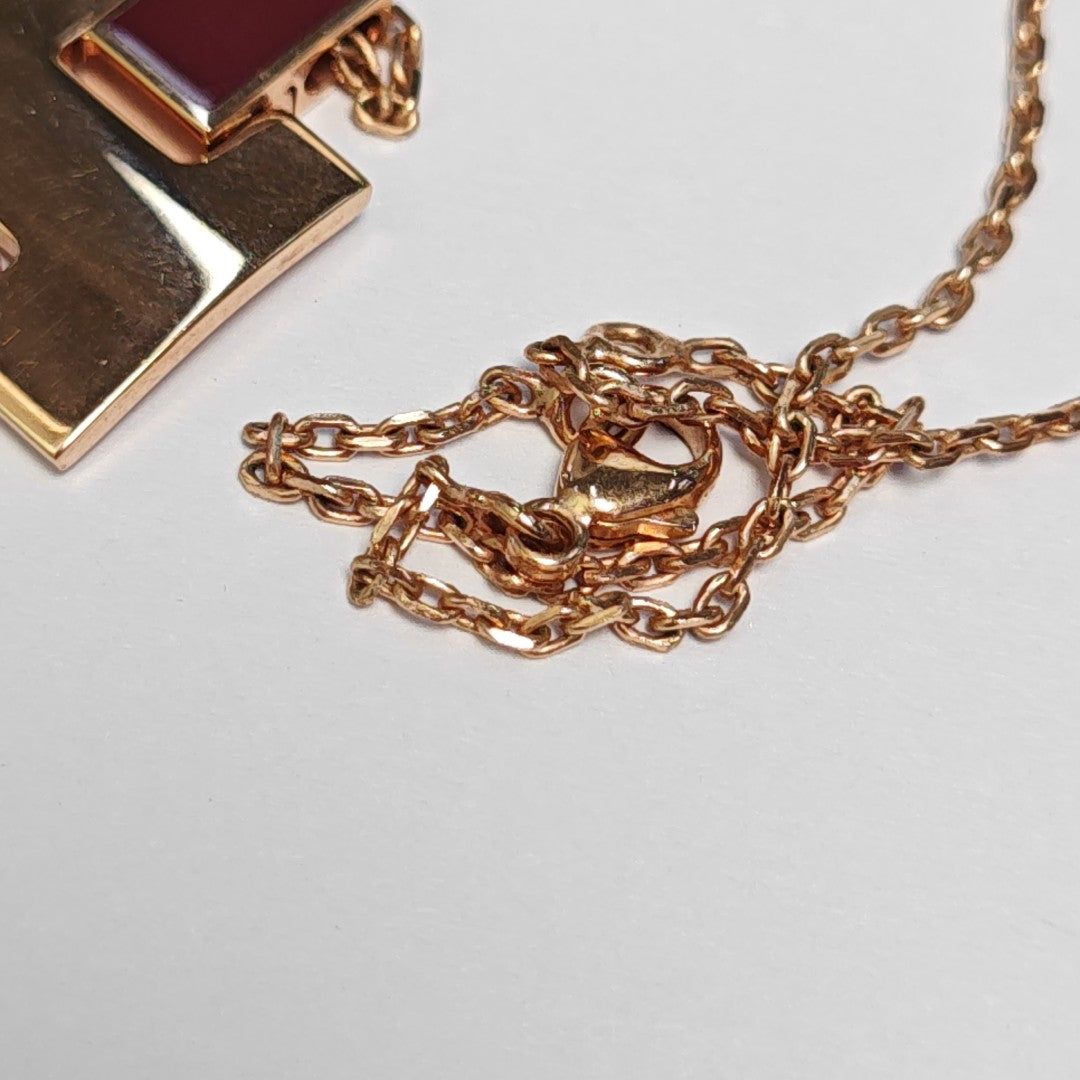Eileen Metal Rose Gold Necklace