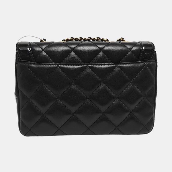 WOC Quilted Lambskin Black