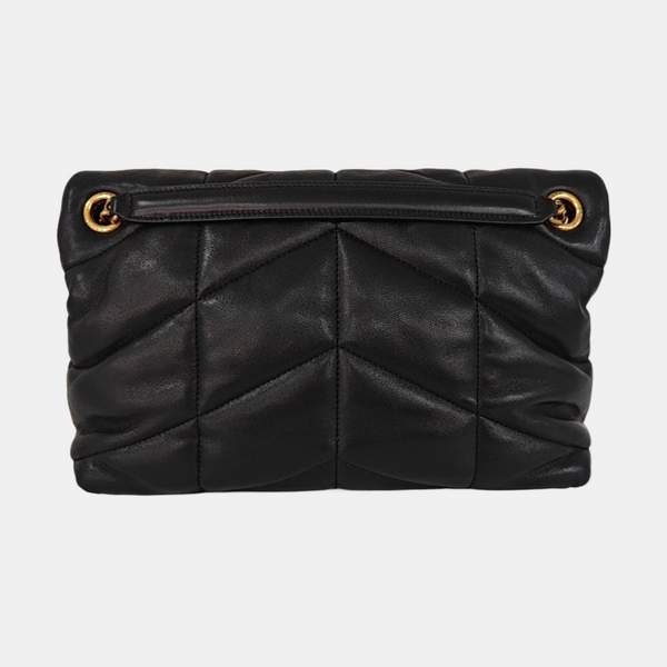 PUFFER Small Quilted Lambskin Black