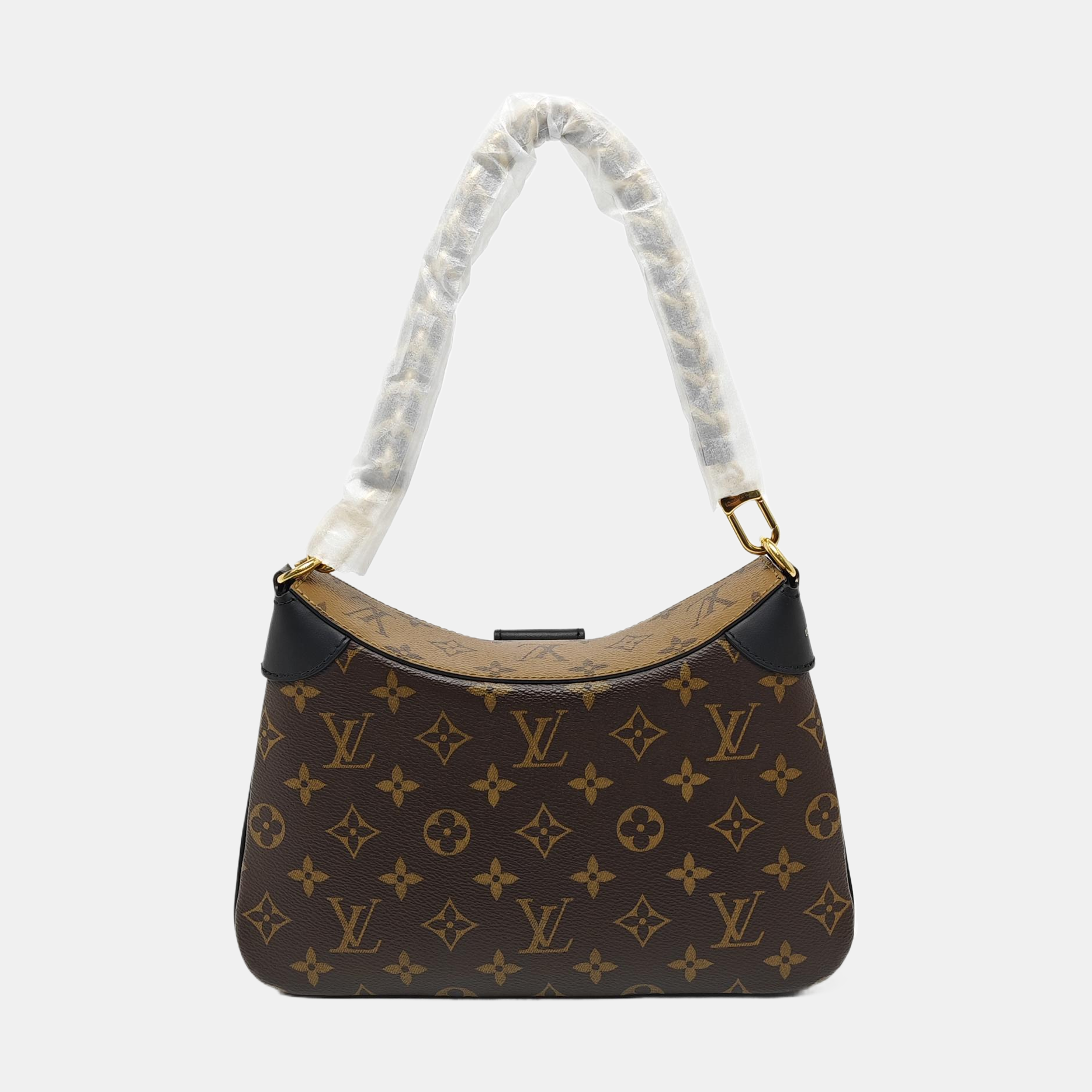 TWINNY Monogram Coated Canvas Brown