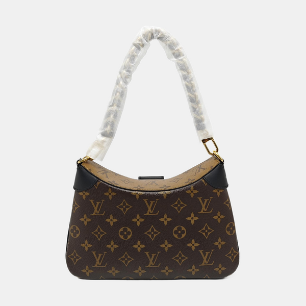 TWINNY Monogram Coated Canvas Brown