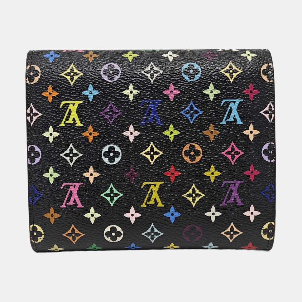 LV × TM KOALA Monogram Coated Canvas Black Wallet