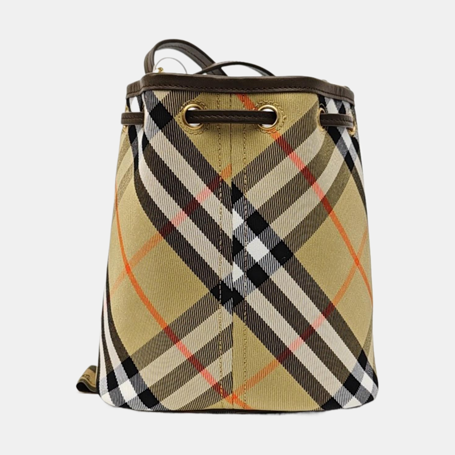 Canvas Bucket Bag Mini Beige
