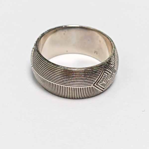 Metal Silver Ring EU 59