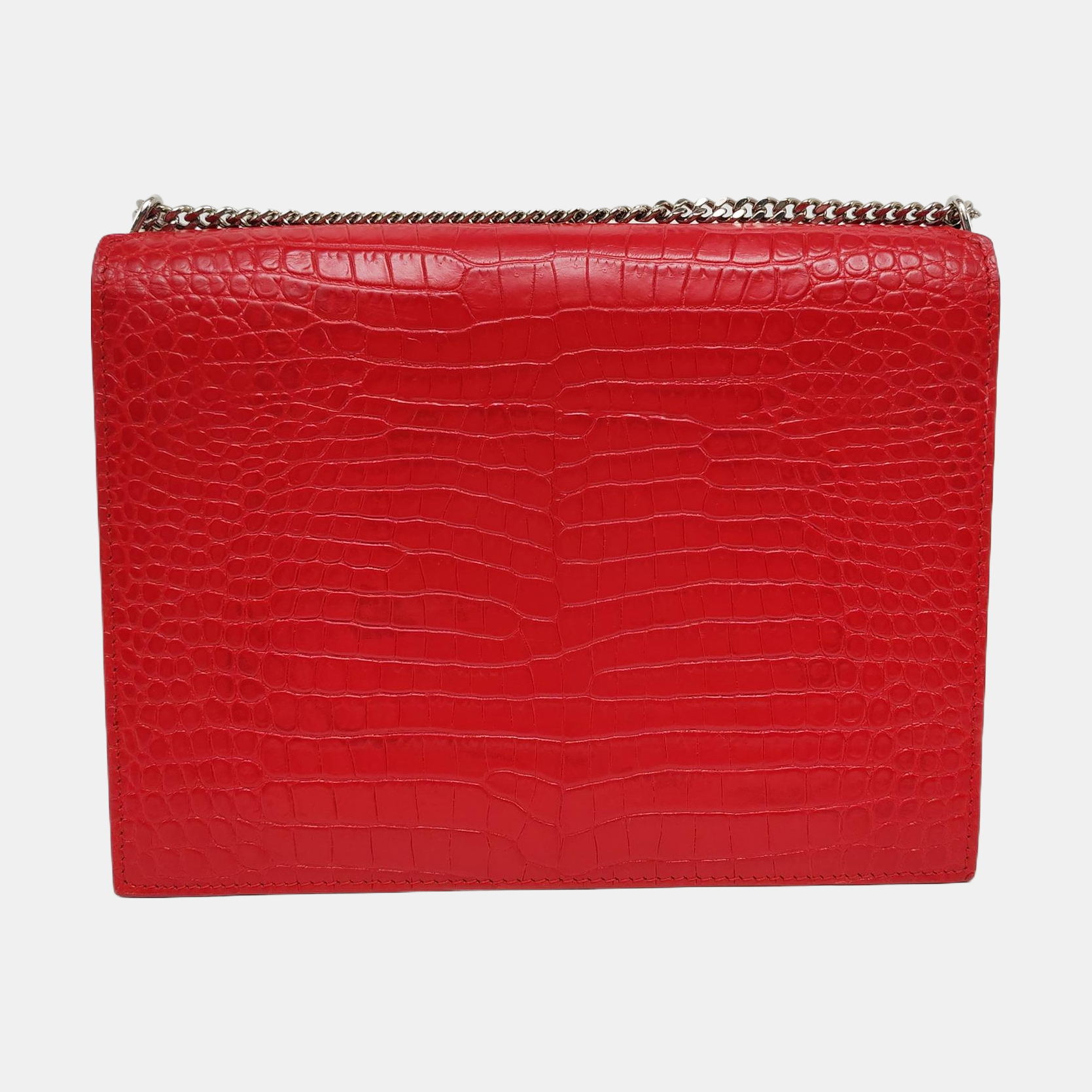 Authenticated pre-owned  CASSANDRA Calfskin Red - Shoulder Bag at Looply